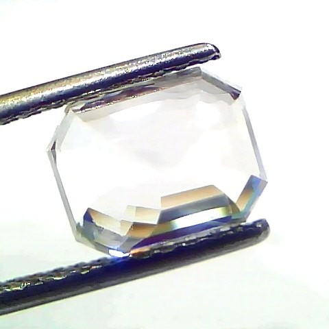 4.53 Ct IGI Certified Unheated Untreated Natural Ceylon White Pukhraj Sapphire