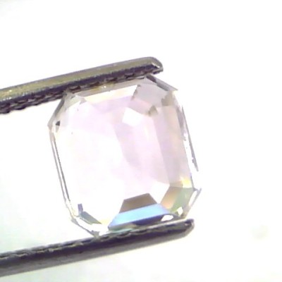 4.66 Ct IGI Certified Unheated Untreated Natural Ceylon White Sapphire Pukhraj