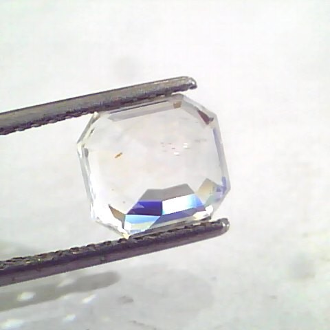 4.93 Ct IGI Certified Unheated Untreated Natural Ceylon White Sapphire AA