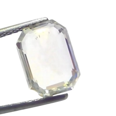 5.38 Ct GII Certified Unheated Untreated Natural Ceylon White Sapphire AAA 5.38 Ct GII Certified Unheated Untreated Natural Ceylon White Sapphire AAA