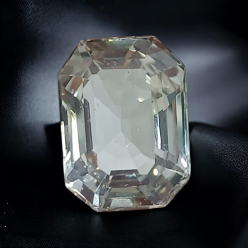 5.38 Ct GII Certified Unheated Untreated Natural Ceylon White Sapphire AAA 5.38 Ct GII Certified Unheated Untreated Natural Ceylon White Sapphire AAA