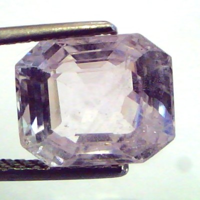 5.53 Ct IGI Certified Unheated Untreated Natural Premium White Sapphire