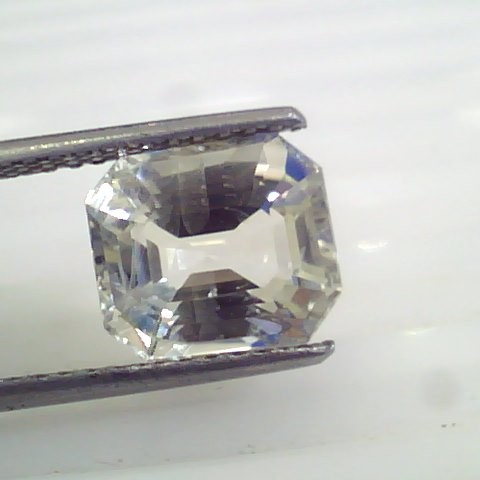 5.95 Ct IGI Certified Unheated Untreated Natural Ceylon White Sapphire AAAA