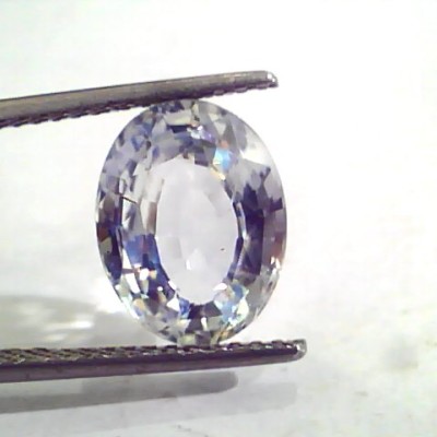 6.07 Ct Unheated Untreated Natural Ceylon White Sapphire Gemstones