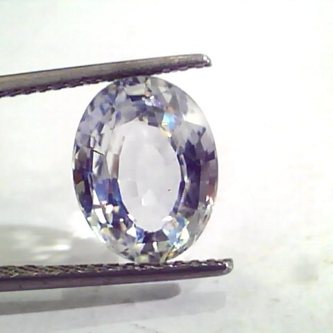 6.07 Ct Unheated Untreated Natural Ceylon White Sapphire Gemstones
