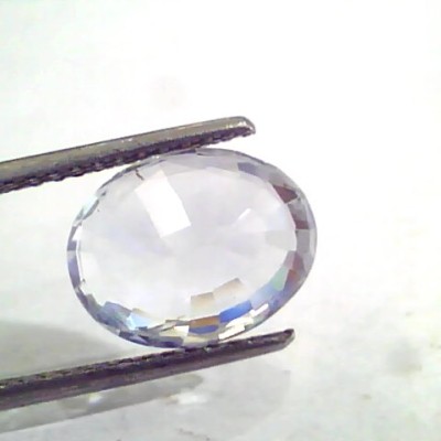 6.07 Ct Unheated Untreated Natural Ceylon White Sapphire Gemstones