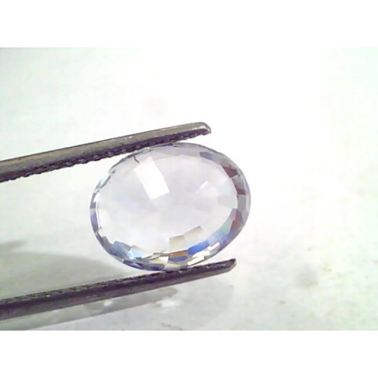 6.07 Ct Unheated Untreated Natural Ceylon White Sapphire Gemstones