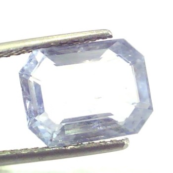 6.48 Ct Unheated Untreated Natural Premium White Sapphire Gemstone