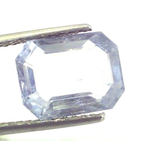 6.48 Ct Unheated Untreated Natural Premium White Sapphire Gemstone