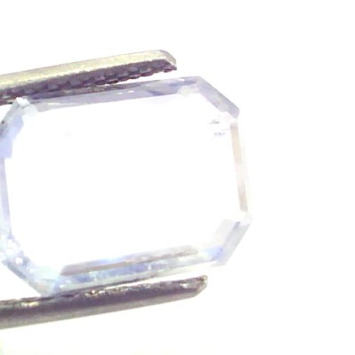 6.48 Ct Unheated Untreated Natural Premium White Sapphire Gemstone