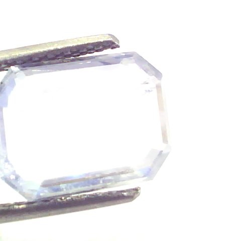 6.48 Ct Unheated Untreated Natural Premium White Sapphire Gemstone