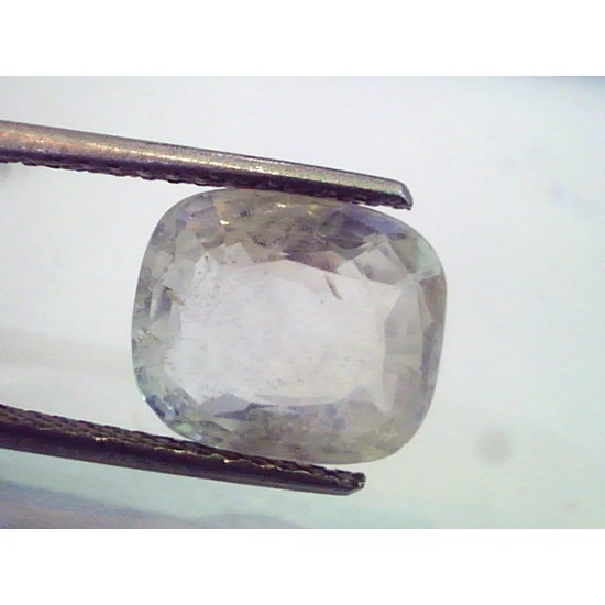 6.69 Ct Unheated Untreated Natural Ceylon White Sapphire Gems