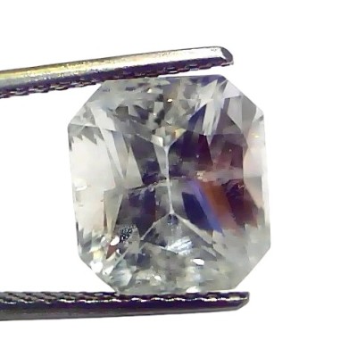 9.29 Ct GII Certified Unheated Untreated Natural Ceylon White Sapphire AA 9.29 Ct GII Certified Unheated Untreated Natural Ceylon White Sapphire AA