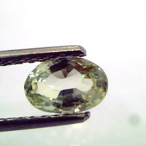 1.18 Ct Unheated Untreated Natural Ceylon Yellow Sapphire/Pukhraj