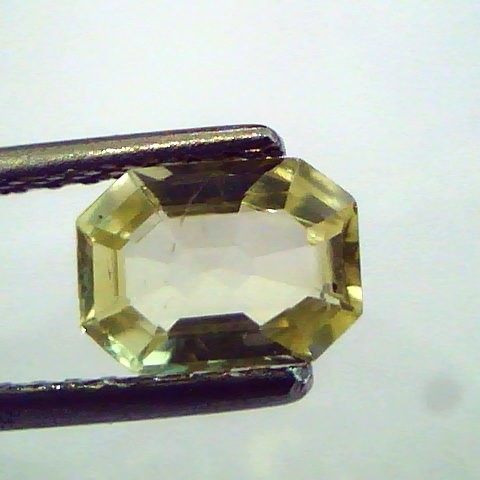 1.17 Ct Unheated Untreated Natural Ceylon Yellow Sapphire/Pukhraj