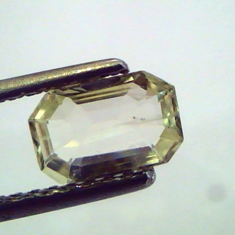 1.28 Ct Unheated Untreated Natural Ceylon Yellow Sapphire/Pukhraj