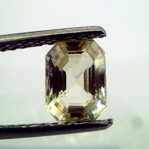 1.33 Ct Unheated Untreated Natural Ceylon Yellow Sapphire/Pukhraj