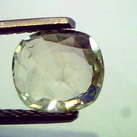 1.54 Ct Unheated Untreated Natural Ceylon Yellow Sapphire Pukhraj