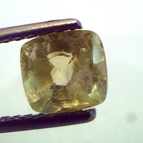 1.54 Ct Unheated Untreated Natural Ceylon Yellow Sapphire Pukhraj