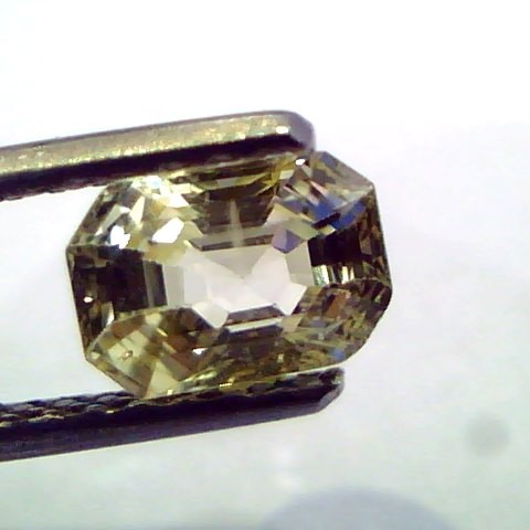 1.64 Ct Unheated Untreated Natural Ceylon Yellow Sapphire/Pukhraj