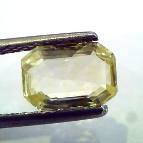 1.73 Ct Unheated Untreated Natural Ceylon Yellow Sapphire/Pukhraj