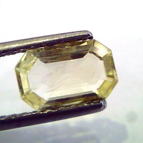 1.75 Ct Unheated Untreated Natural Ceylon Yellow Sapphire/Pukhraj