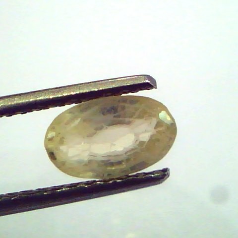 1.75 Ct Unheated Untreated Natural Ceylon Yellow Sapphire Pukhraj