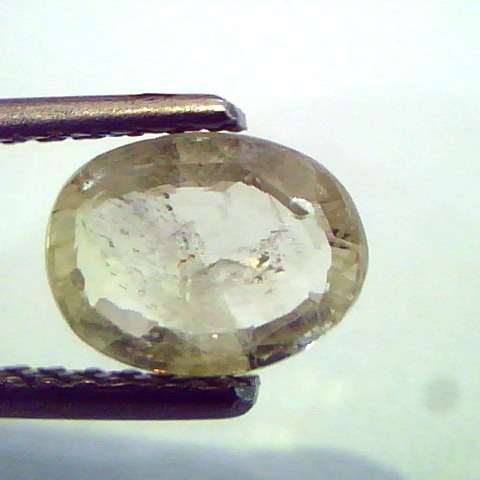 1.79 Ct Unheated Untreated Natural Ceylon Yellow Sapphire Pukhraj