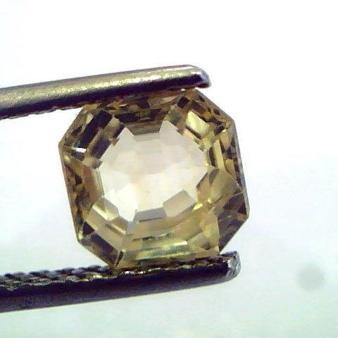 1.81 Ct Unheated Untreated Natural Ceylon Yellow Sapphire/Pukhraj