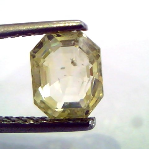 1.83 Ct Unheated Untreated Natural Ceylon Yellow Sapphire/Pukhraj