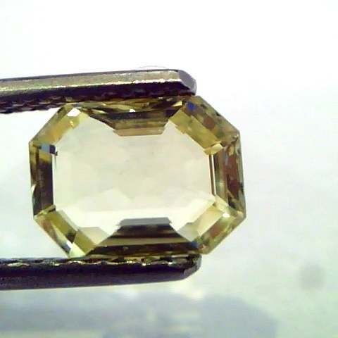 1.85 Ct Unheated Untreated Natural Ceylon Yellow Sapphire/Pukhraj