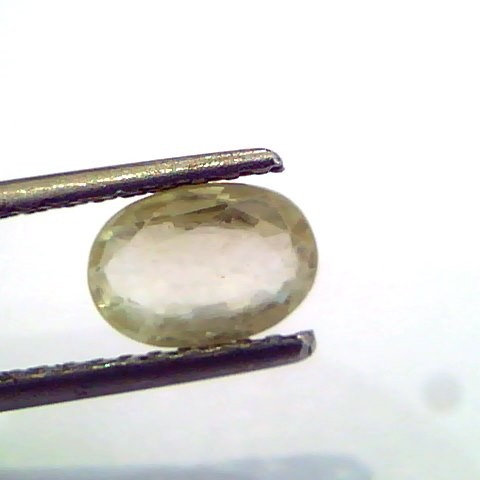 1.83 Ct Unheated Untreated Natural Ceylon Yellow Sapphire Pukhraj
