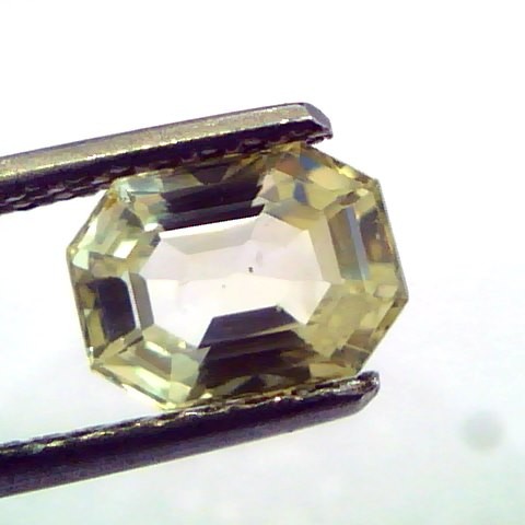 1.88 Ct Unheated Untreated Natural Ceylon Yellow Sapphire/Pukhraj