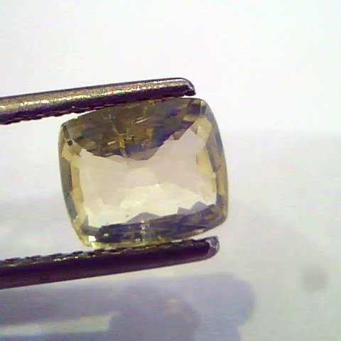 1.95 Ct Unheated Untreted Natural Ceylon Yellow Sapphire/Pukhraj