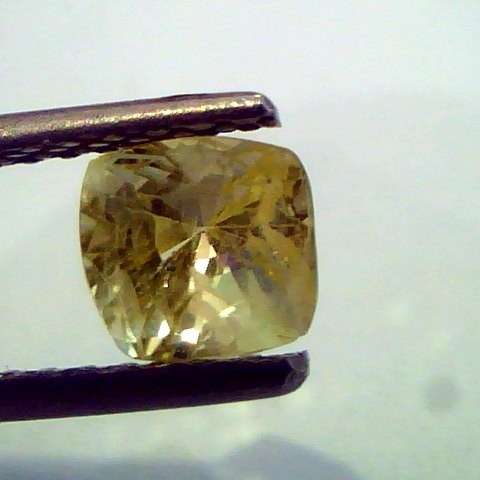 1.93 Ct Unheated Untreated Natural Ceylon Yellow Sapphire Pukhraj