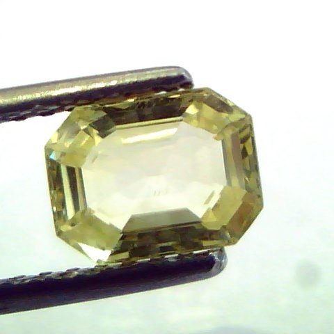 1.96 Ct Unheated Untreated Natural Ceylon Yellow Sapphire/Pukhraj