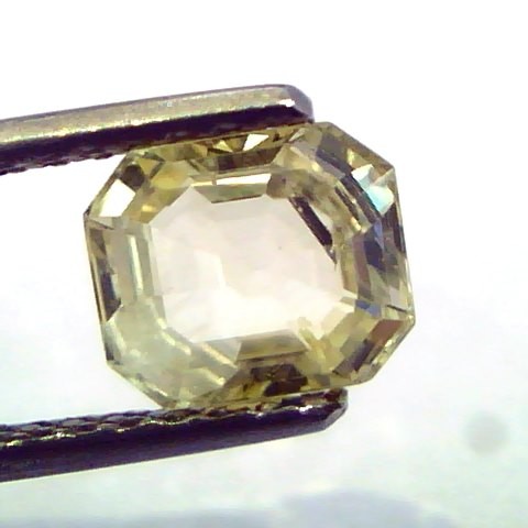 1.98 Ct Unheated Untreated Natural Ceylon Yellow Sapphire/Pukhraj