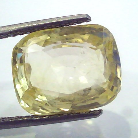 Huge 10.45 Ct Unheated Untreated Natural Ceylon Yellow Sapphire
