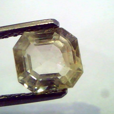 2.02 Ct Unheated Untreated Natural Ceylon Yellow Sapphire/Pukhraj