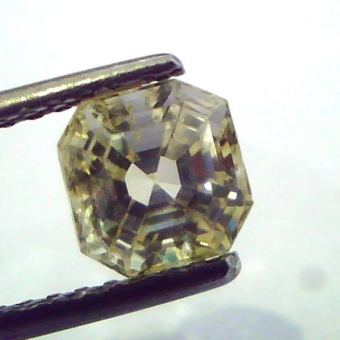 2.15 Ct Unheated Untreated Natural Ceylon Yellow Sapphire/Pukhraj
