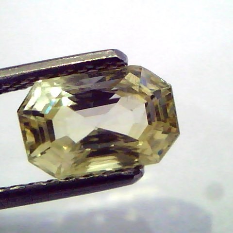 2.21 Ct Unheated Untreated Natural Ceylon Yellow Sapphire/Pukhraj