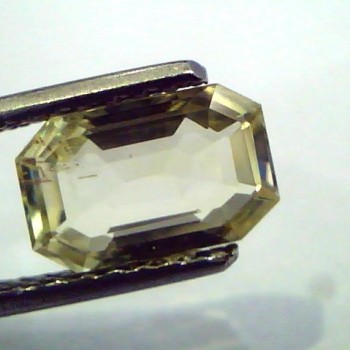 2.23 Ct Unheated Untreated Natural Ceylon Yellow Sapphire/Pukhraj