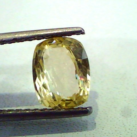 2.32 Ct Unheated Untreated Natural Ceylon Yellow Sapphire Gems