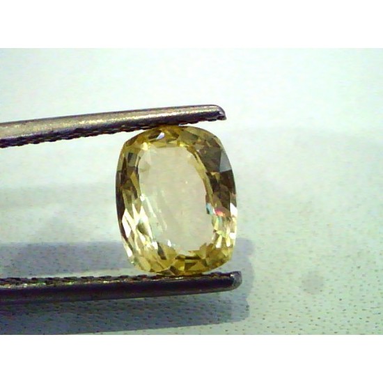 2.32 Ct Unheated Untreated Natural Ceylon Yellow Sapphire Gems
