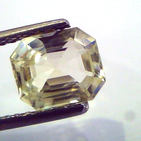2.26 Ct Unheated Untreated Natural Ceylon Yellow Sapphire/Pukhraj
