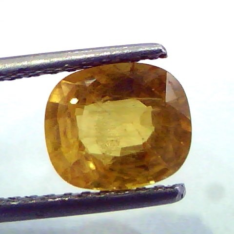 2.26 Ct Natural Yellow Sapphire Pukhraj Jupiter Gemstone(Heated)