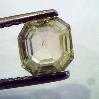2.27 Ct Unheated Untreated Natural Ceylon Yellow Sapphire/Pukhraj