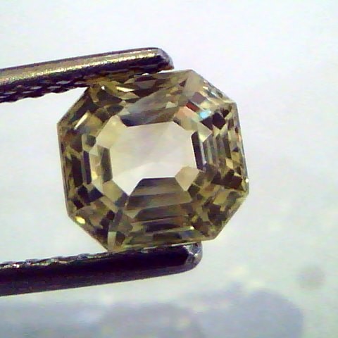 2.27 Ct Unheated Untreated Natural Ceylon Yellow Sapphire/Pukhraj