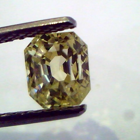2.32 Ct Unheated Untreated Natural Ceylon Yellow Sapphire/Pukhraj