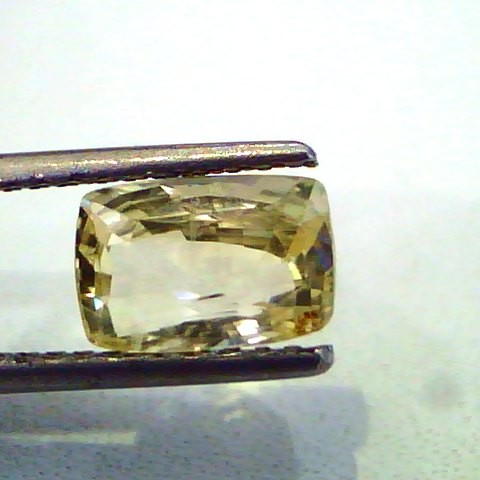 2.40 Ct Unheated Untreated Natural Ceylon Yellow Sapphire Gems